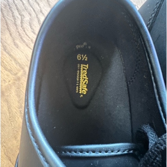 TredSafe non slip lace up shoes worn one time (too small) no flaws size 6.5 - Picture 8 of 8